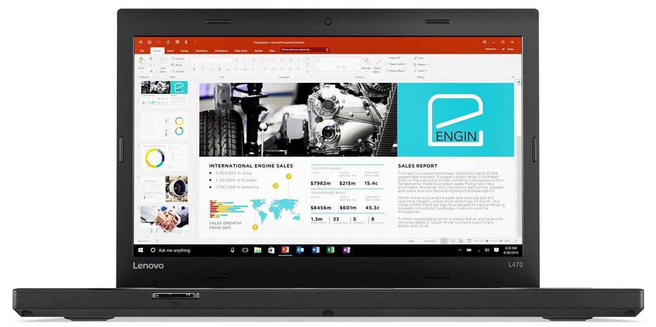 Lenovo L470 Core i5 7 Gen 08GB Ram 256GB Ssd